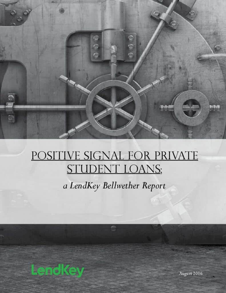 Featured image for “Positive Signal for Private Student Loans”